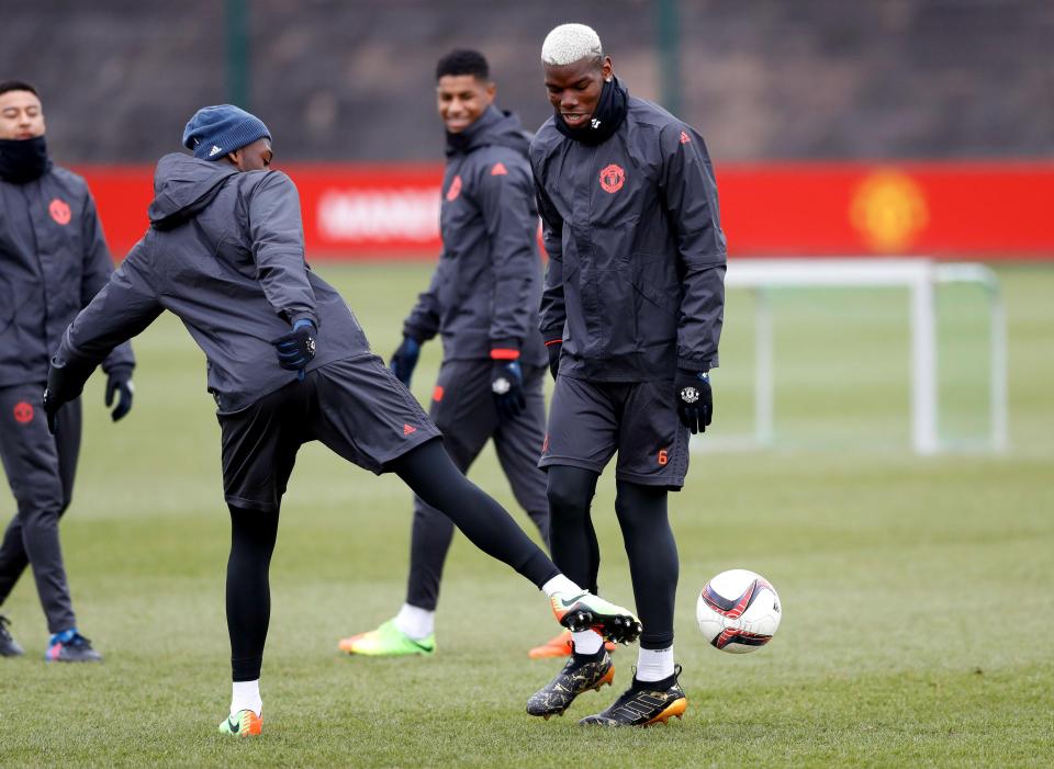 Paul Pogba is likely to start the Europa League clash against Saint-Etienne tomorrow