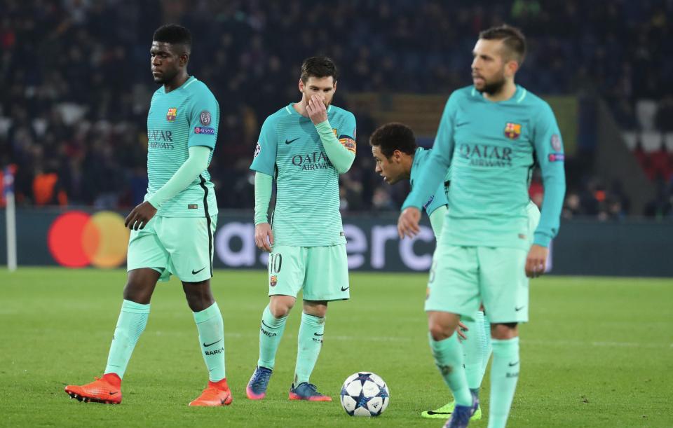  Barcelona were torn apart by PSG