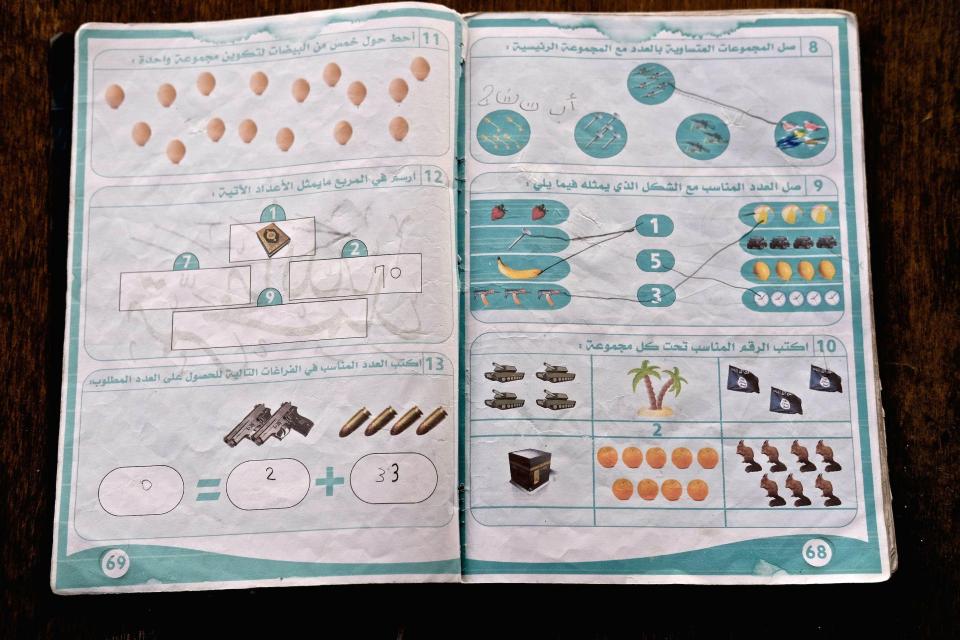  The sum of all fears: A maths equations asks 'cubs of the caliphate' to add two guns to four bullets