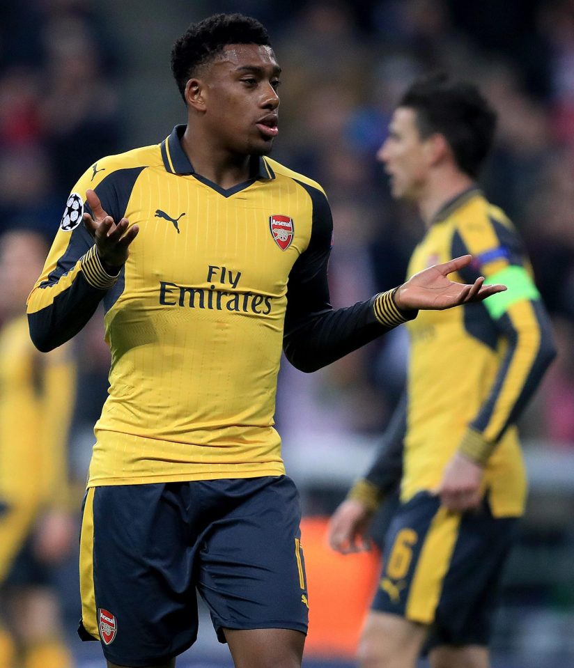  It wasn't so much fun for Alex Iwobi in Munich as Arsenal were thrashed 5-1