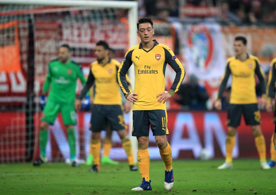  Mesut Ozil suffered another dismal night but Laurent Koscielny insists the tie is not over