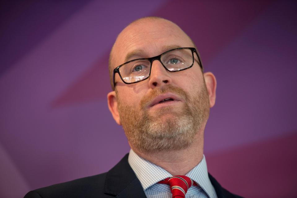  Paul Nuttall's website has been taken offline after criticism of his posts