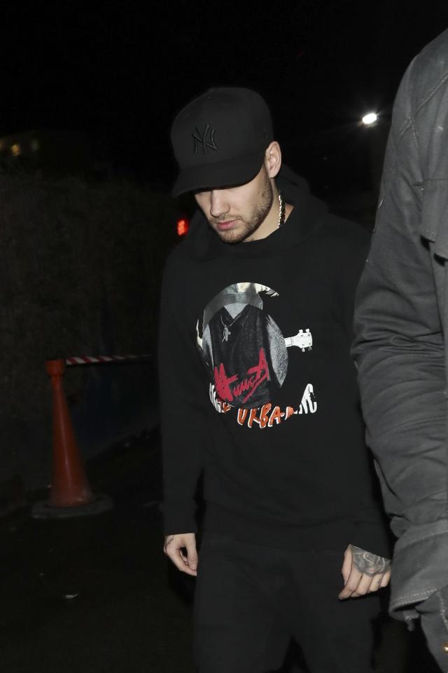  Liam was snapped as he left Tape nightclub