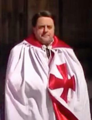  Ex-BNP leader Nick Griffin in cloak of bizarre group the KTI