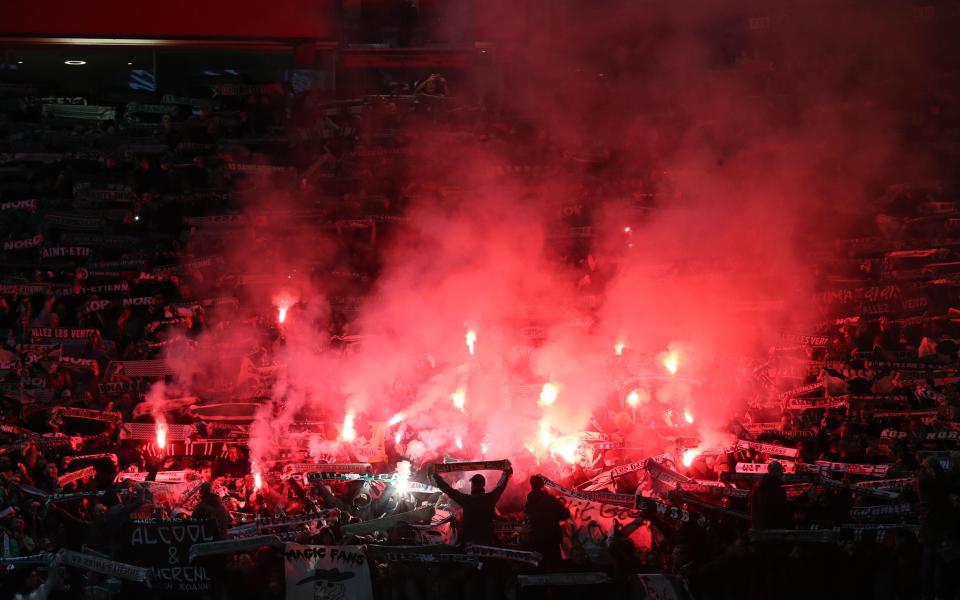  Spectators watched on in awe as the Ligue 1 side had a stunning support