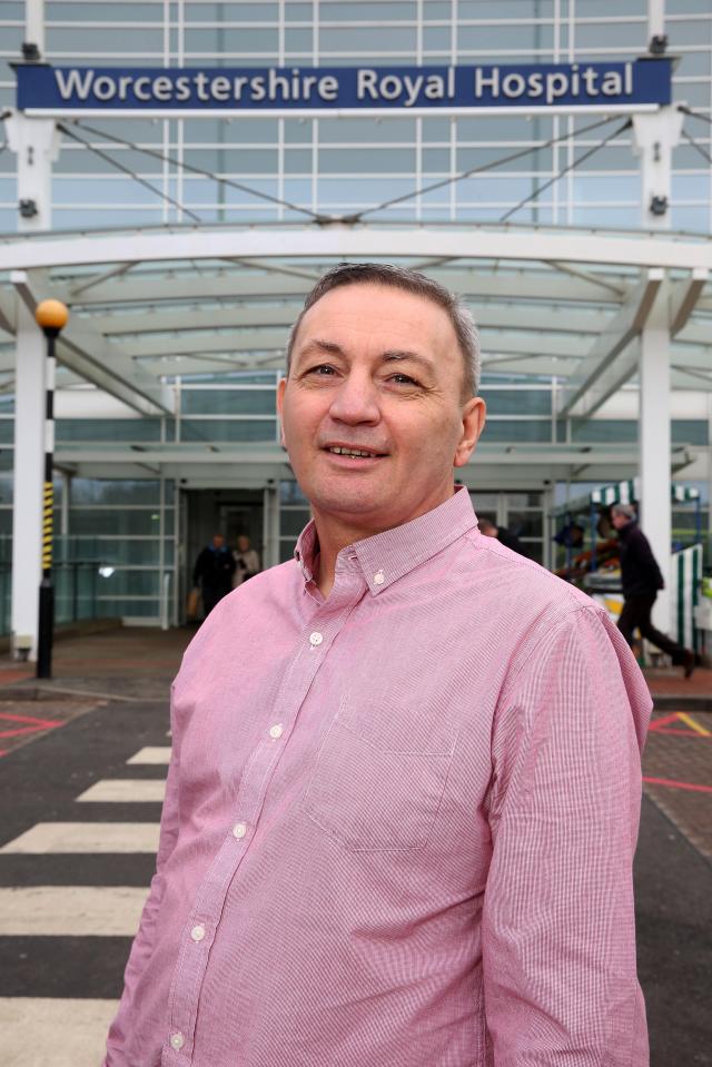  The 54-year-old was rushed 15 miles to hospital after a stranger called 999