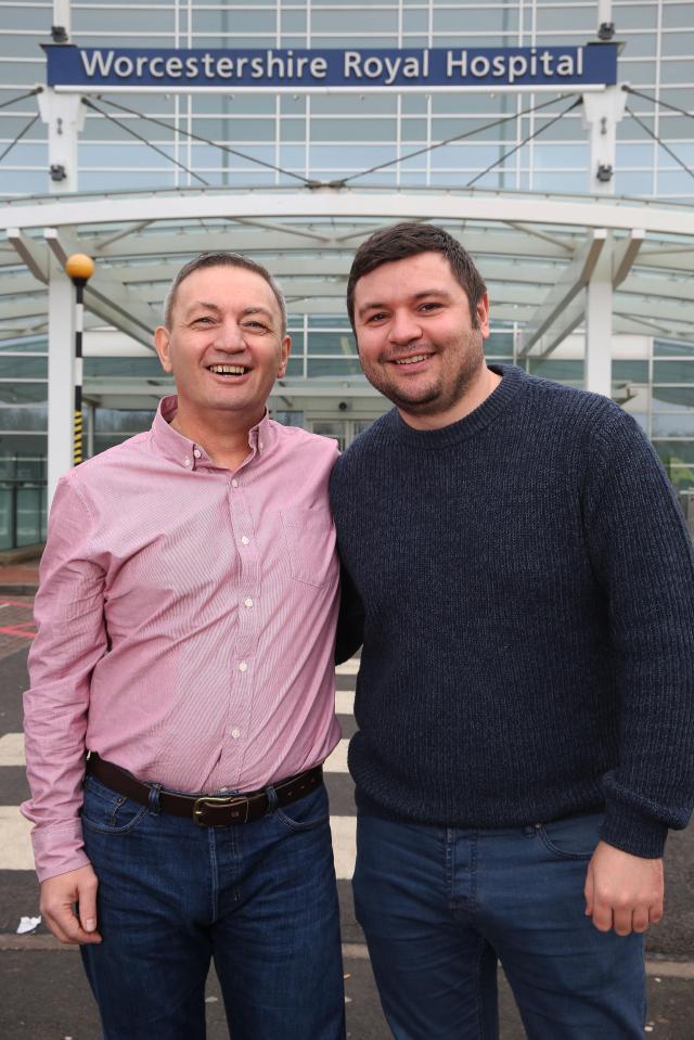  Ray, with his son Martin, said the experience was worse for his family than it was for him