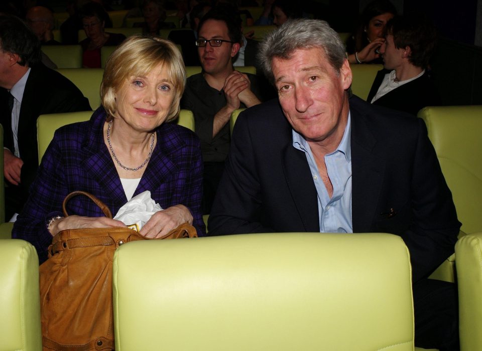 Jeremy Paxman and Elizabeth Clough