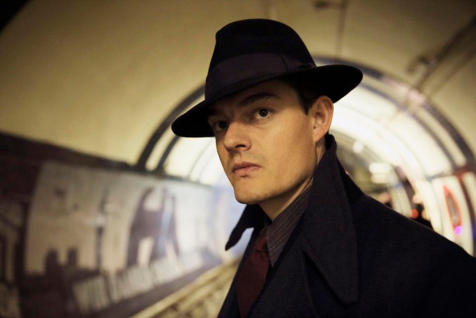  SS-GB star Sam Riley in show ... programme has come under fire for sound quality issues on Twitter