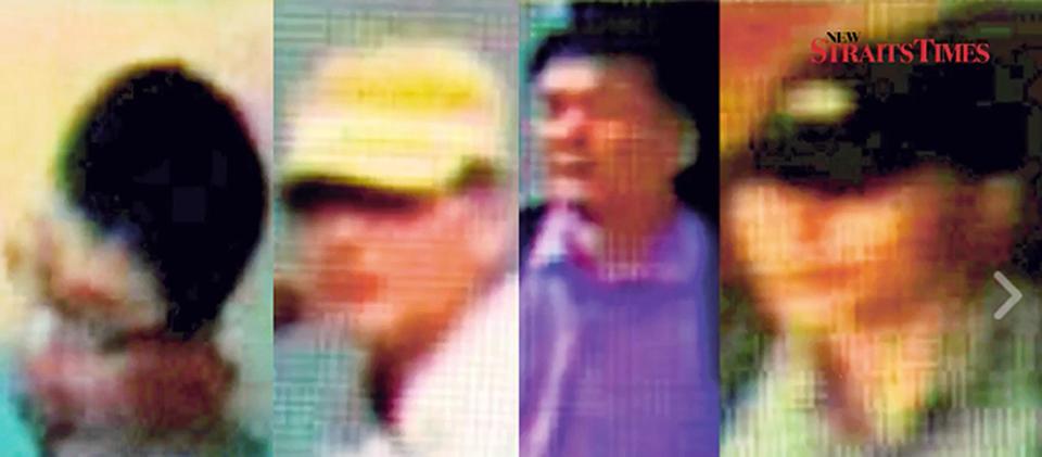  Cops have released these images of four men they believe to be North Korean operatives