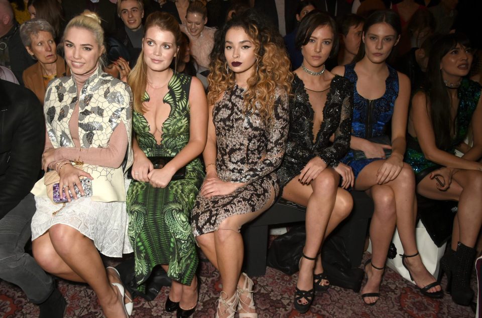  Yasmin Le Bon, Lady Kitty Spencer, Ella Eyre and Charlotte Wiggins