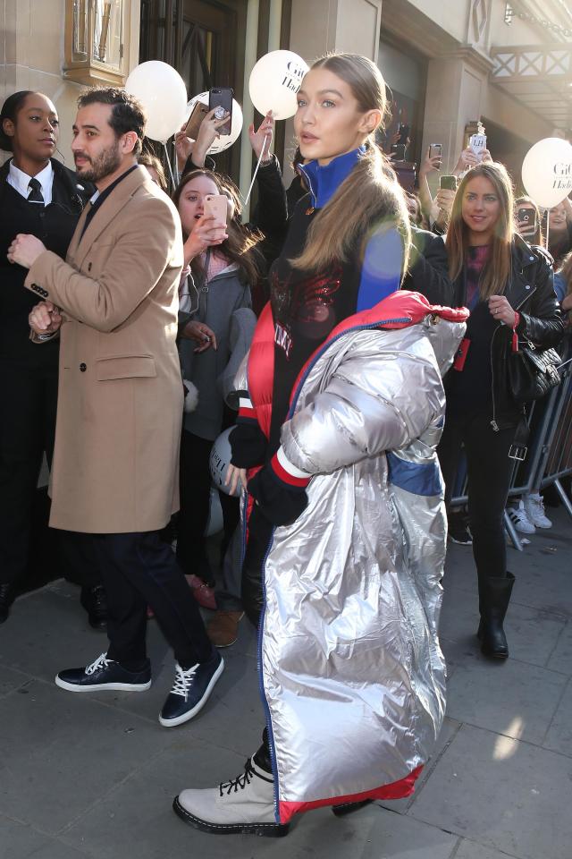  She appeared to be a bit shy as she stepped out of her car