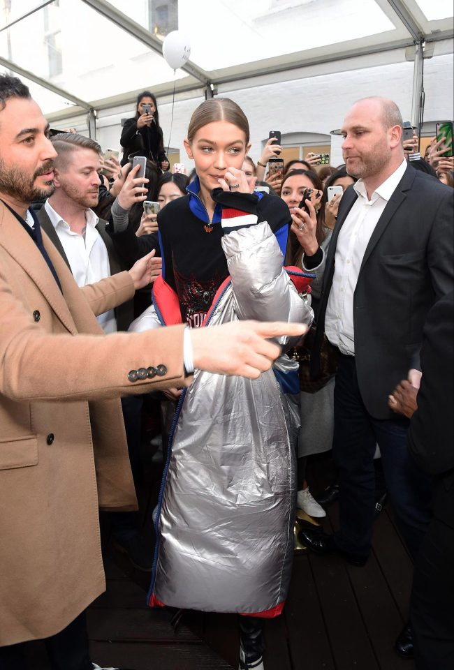  She was in the capital to launch her spring 2017 capsule collection with US designer Tommy Hilfiger