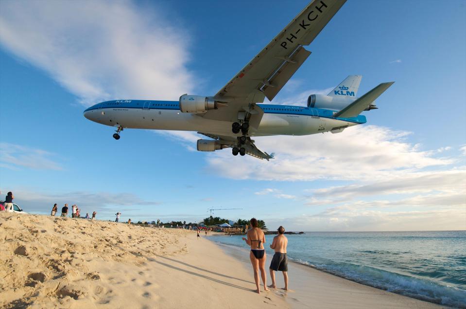  One of the world's most terrifying airports involves a descent which is completely over water