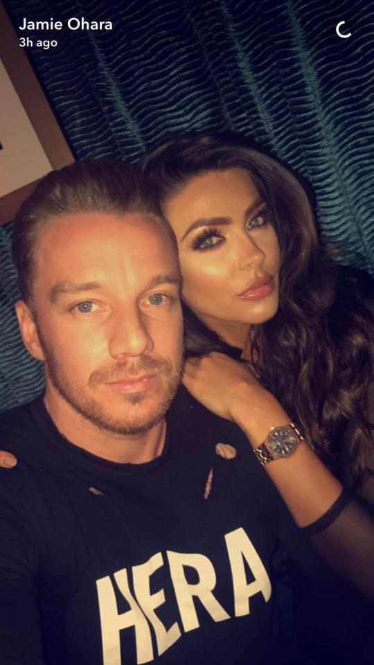  Jamie O'Hara appeared to confirm his relationship with Elizabeth-Jayne Tierney was back on with a snuggly selfie