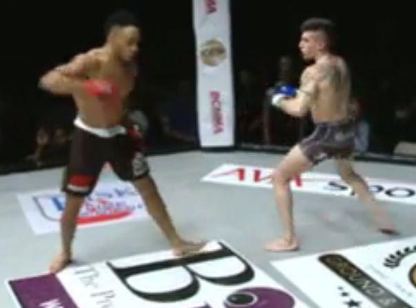  The English MMA fighter showed off his snazzy footwork too