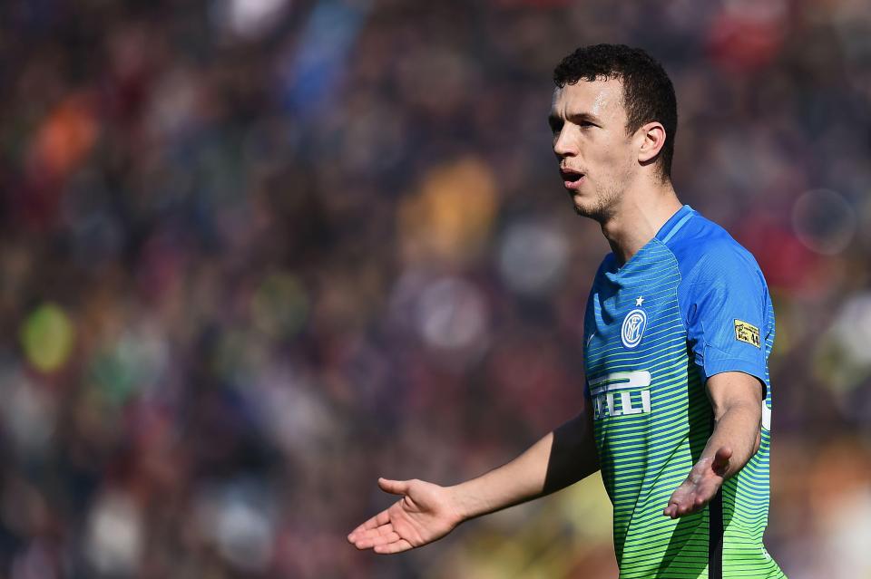 Ivan Perisic was welcomed back after being sent off during defeat to Juventus