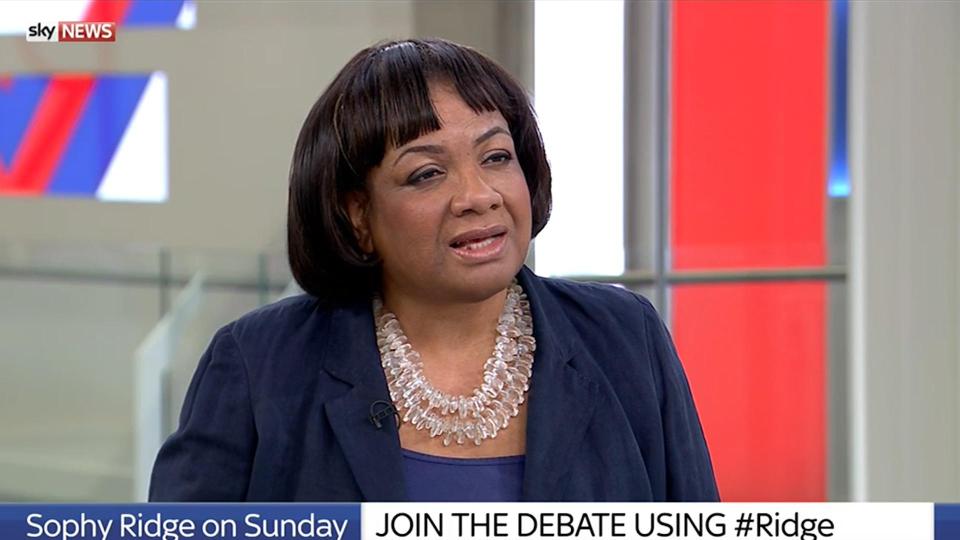  Diane Abbott revealed some of the racist and sexist abuse she has been sent