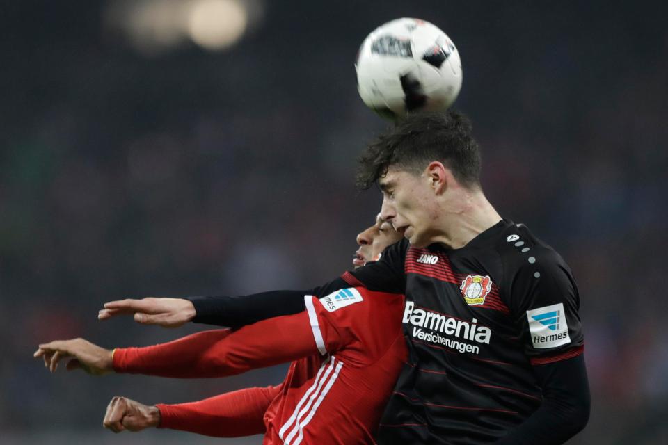  Kai Havertz is hoping to help lead Bayer Leverkusen up the Bundesliga standings