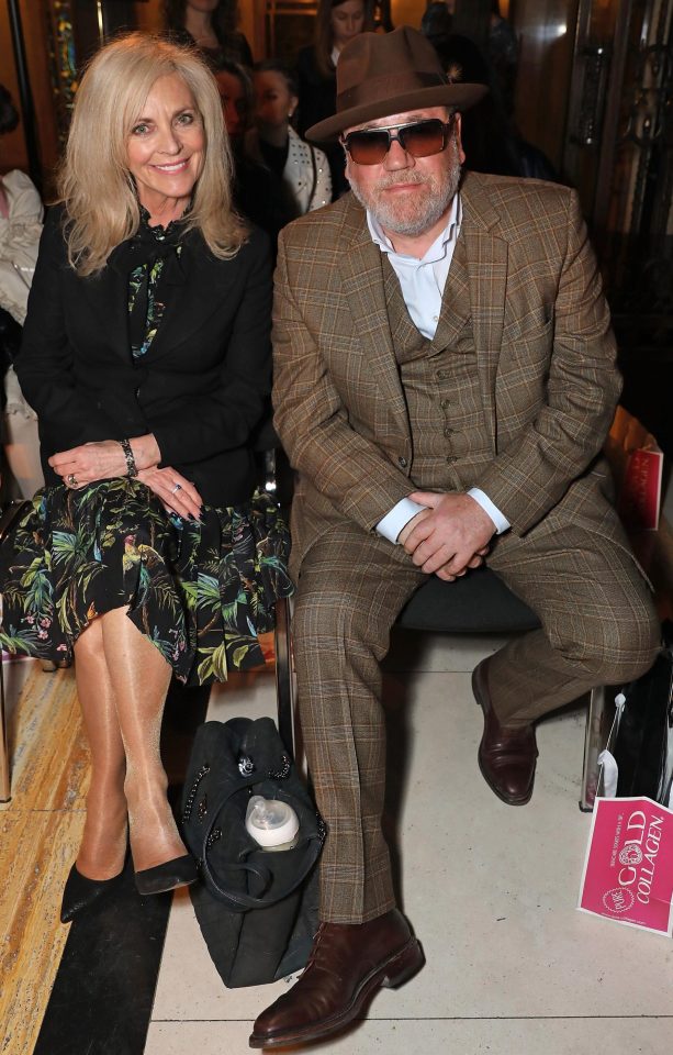  Elaine and Ray Winstone were front row for the event