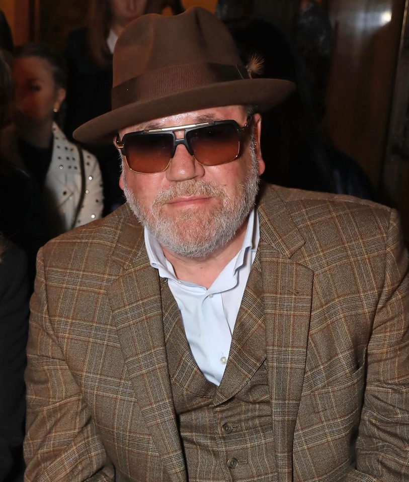  Ray Winstone looked suitably dapper in a three-piece suit and trilby