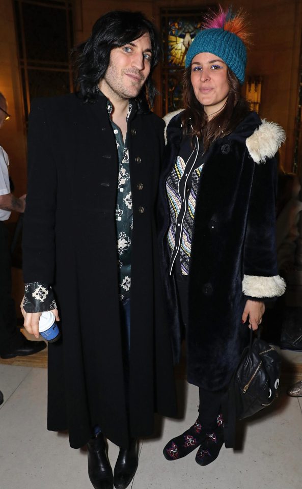  Noel was joined by a female pal at the event