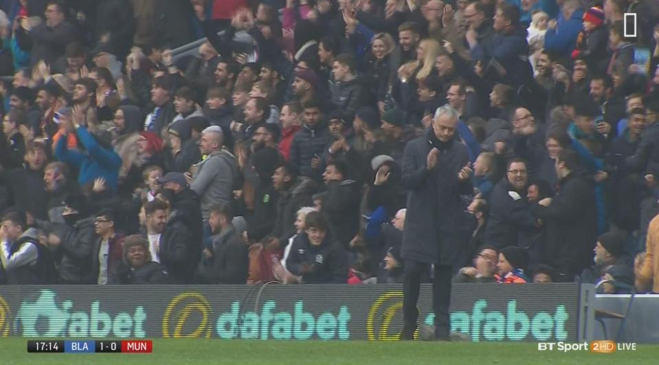  Jose Mourinho took conceding the first goal well and applauded the finish