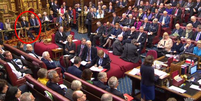  Theresa May made a special appearance to watch over the Lords