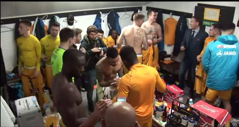  Arsenal did not allow cameras into their dressing room like Sutton did