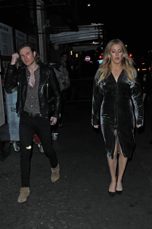  Dougie and Ellie arrive together for the London Fashion Week bash