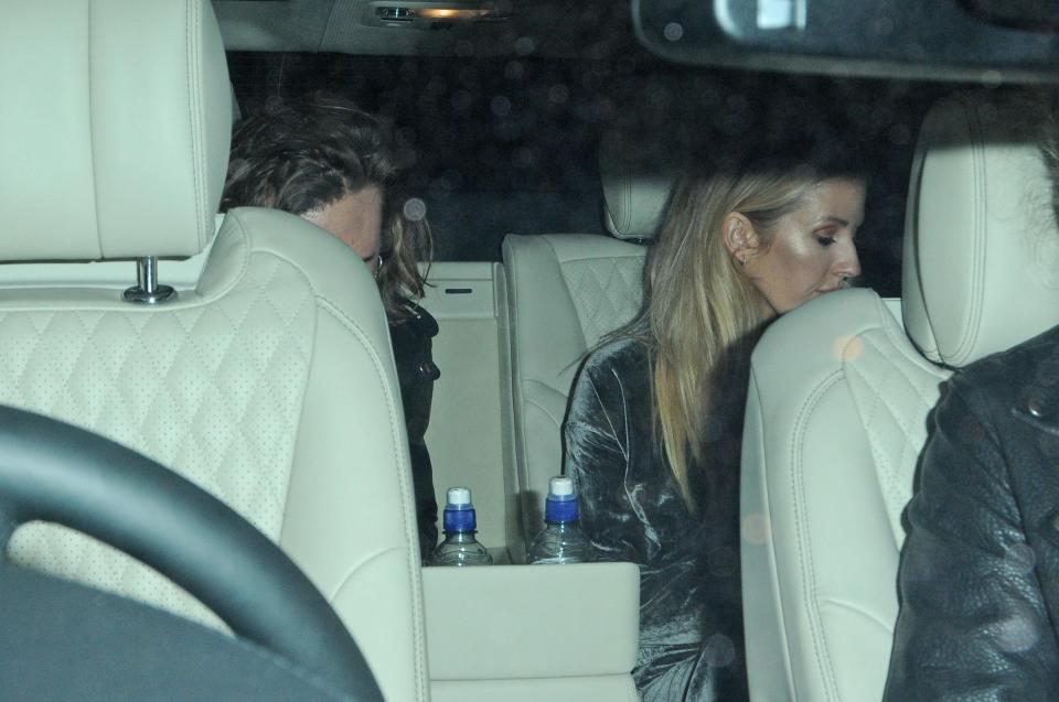  Ellie and Dougie were snapped arriving at the event held in London's Fabric nightclub