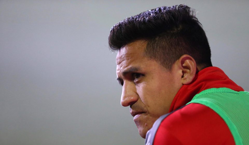  Alexis Sanchez looks on form the bench in Arsenal's FA Cup win over Sutton United on Monday