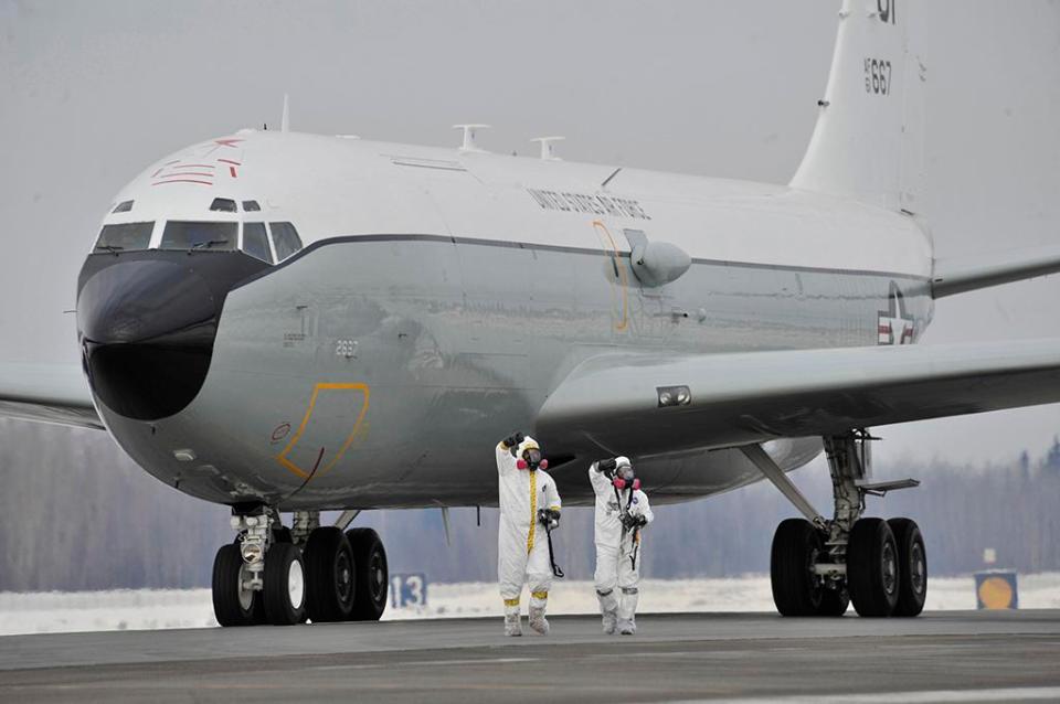  The US Air Force's WC-135 Constant Phoenix at RAF Mildenhall