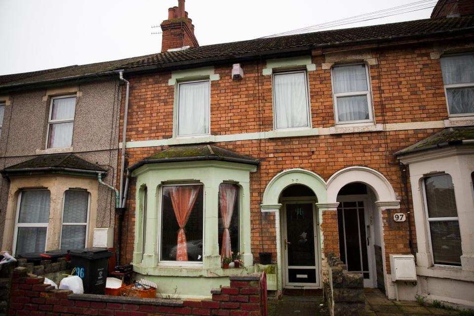  Halliwell used to live in this Swindon home before he was locked up