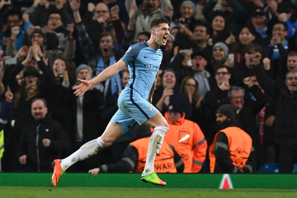  Stones then made amends for his poor defending by scoring his sides fourth goal to make 4-3