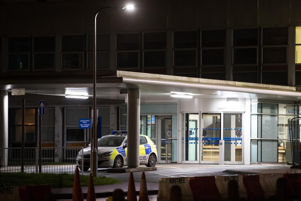  Cops were stationed outside the hospital after he escaped with the help of two armed men