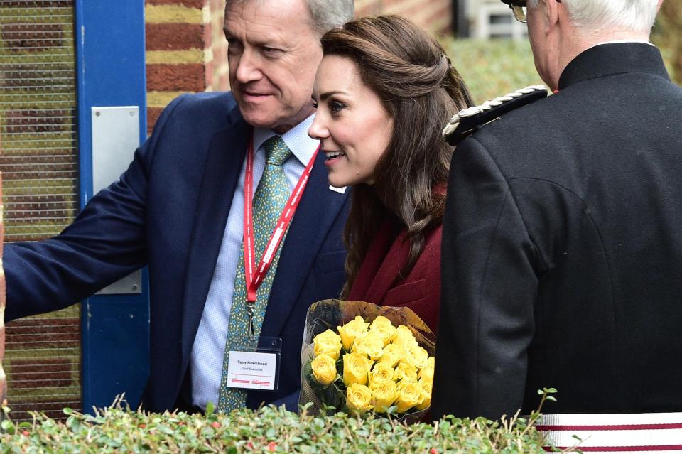  The Duchess spent time chatting with families and the young children which use the service