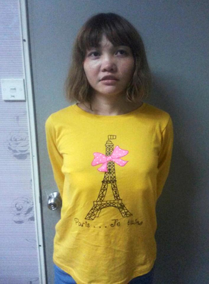  Vietnamese woman Doan Thi Huong was arrested in connection with the attack