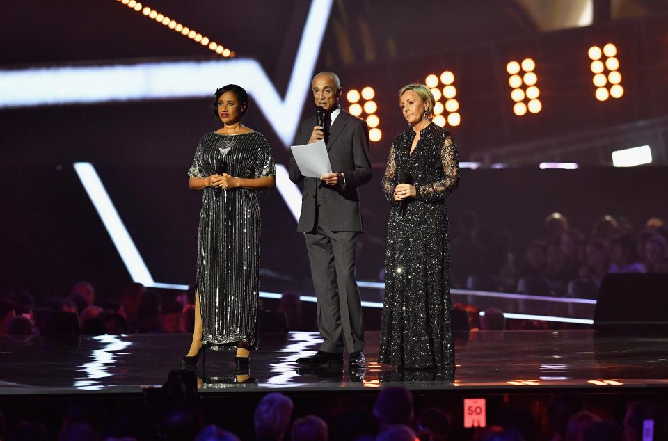  Andrew Ridgeley was joined by Wham! backing singers Pepsi and Shirlie on stage at the O2