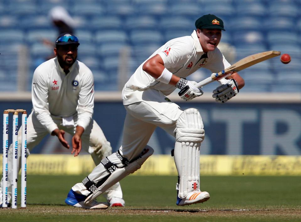  Australia's batsman Matt Renshaw suffered a case of Delhi belly