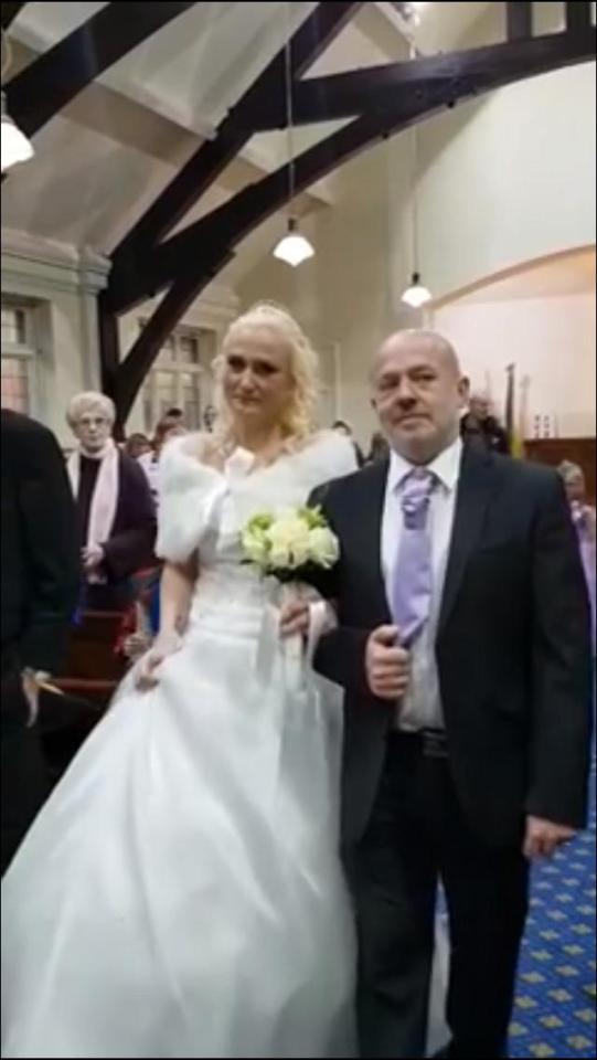  Chelsea got married at her local church in Oldham on February 11