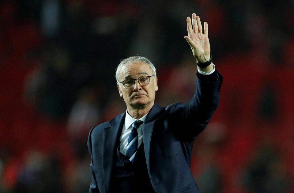  Claudio Ranieri was axed just nine months after winning the title with Leicester