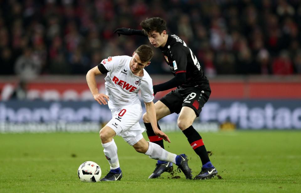  Bayer Leverkusen youngster Kai Havertz just played in his first Champions League game