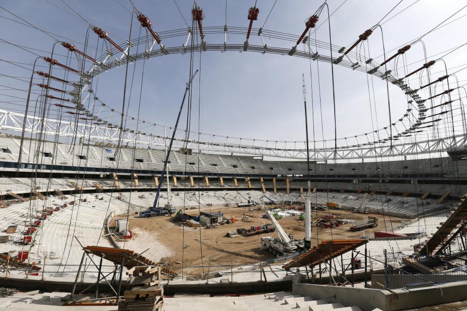  When complete, Atletico Madrid's Wanda Stadium will fit 70,000 supporters