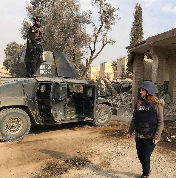  War reporter Shifa Gardi was killed by a bomb blast in Mosul today