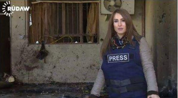  She worked for Kurdish television broadcaster Rudaw in Iraq