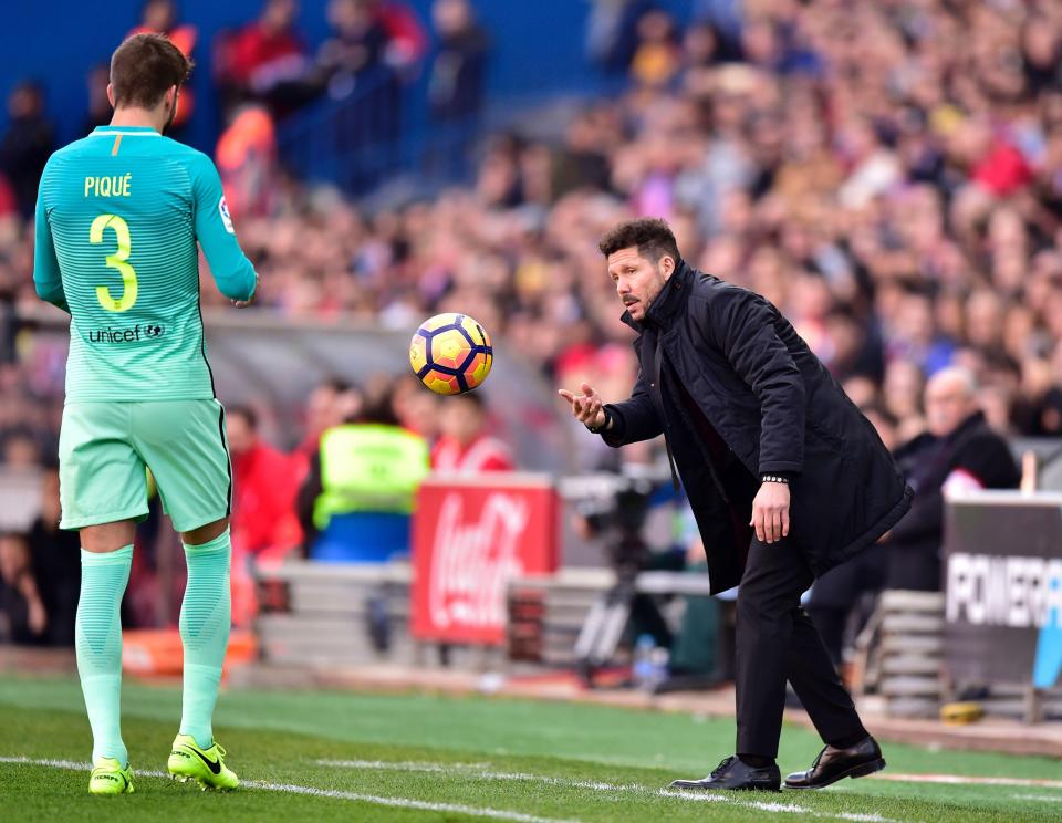  Diego Simeone has been accused of not showing as much passion this season