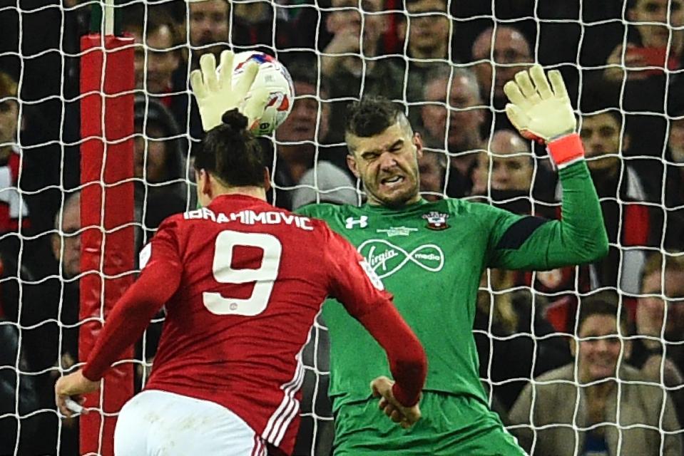  The striker's late header handed Man United the EFL Cup