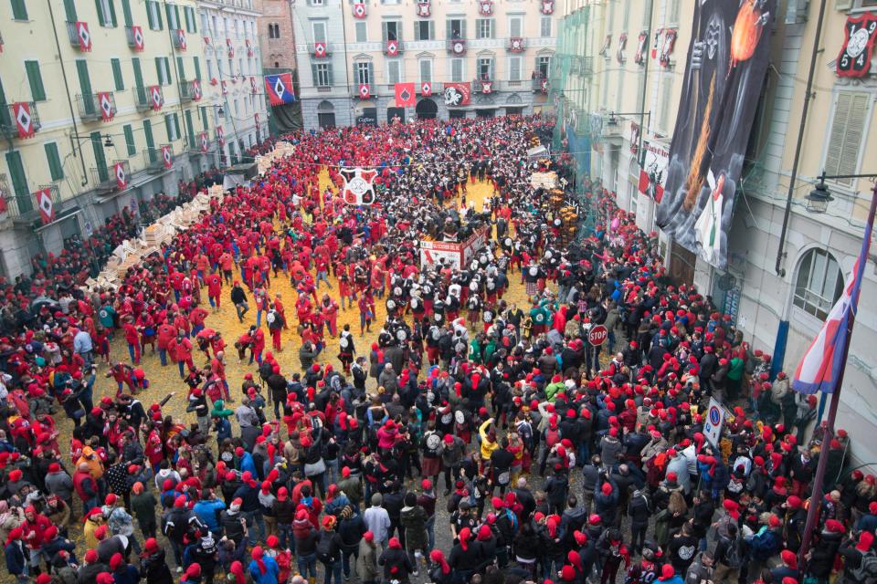 Ivrea orange fight