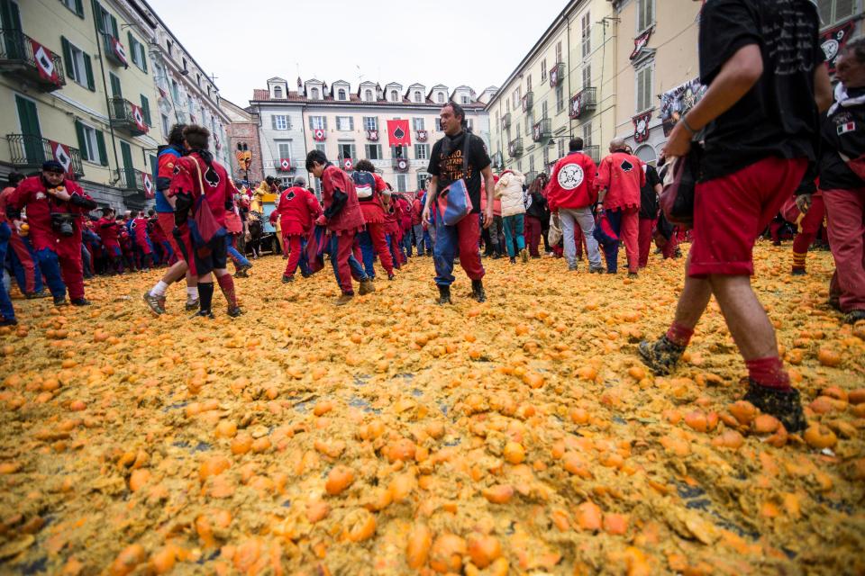 Ivrea orange fight